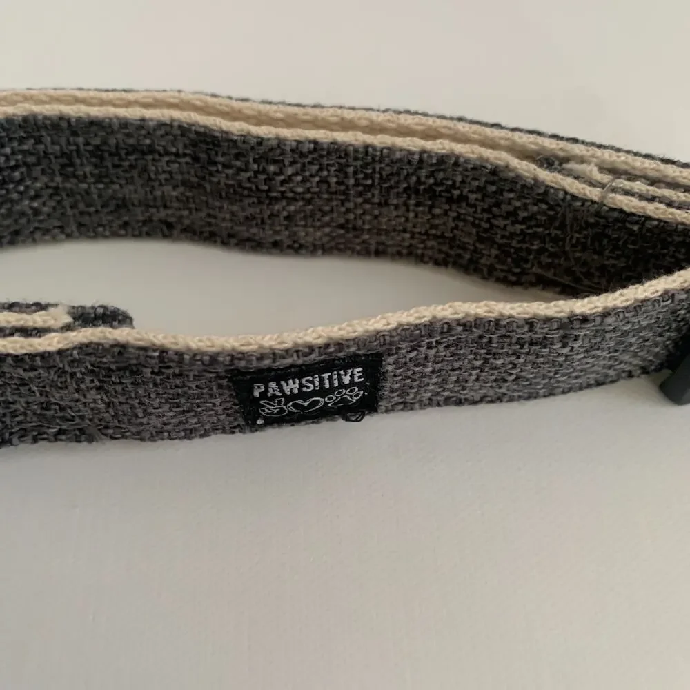 Pawsitive Adjustable Hemp Dog Collar Size L 16